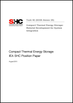 Compact Thermal Energy Storage: Material Development for System Integration