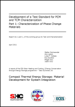 Development of a Test Standard for PCM and TCM Characterization